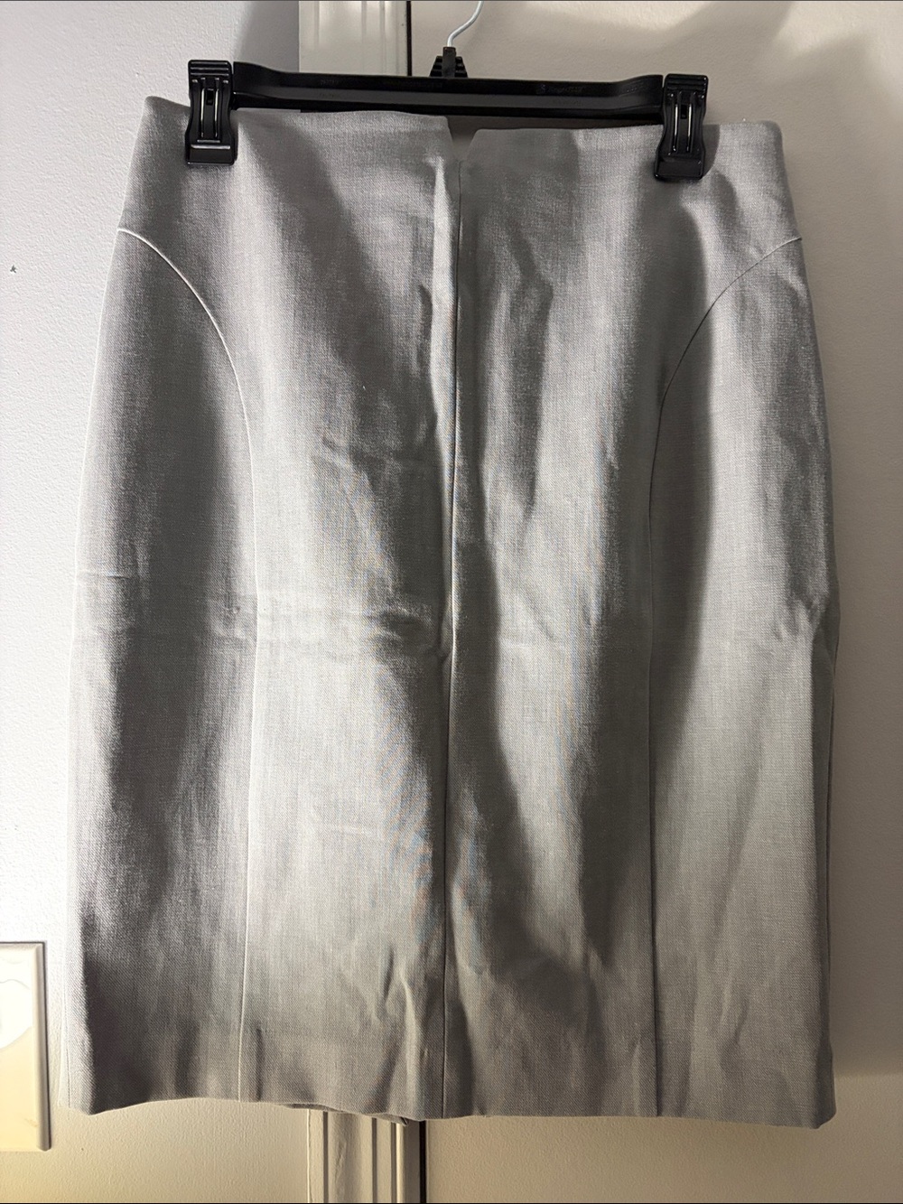 Express Light Gray Pencil Skirt